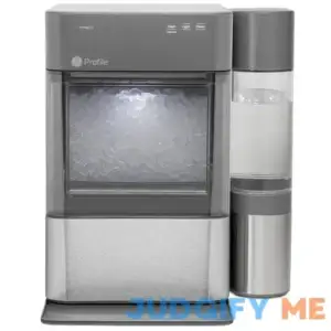 Countertop Nugget Ice Maker with Side Tank | Ice Machine with WiFi Connectivity | Smart Home Kitchen Essentials | Stainless Steel