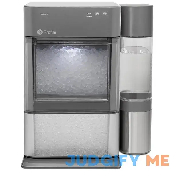 Countertop Nugget Ice Maker with Side Tank | Ice Machine with WiFi Connectivity | Smart Home Kitchen Essentials | Stainless Steel Countertop Nugget Ice Maker with Side Tank | Ice Machine with WiFi Connectivity | Smart Home Kitchen Essentials | Stainless Steel