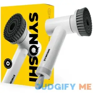 Synoshi Electric Spin Scrubber Power Cleaning Brush with 3 Replaceable Cleaning Heads