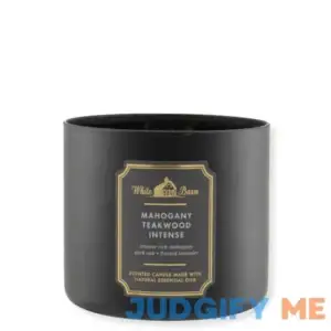 Bath & Body Works Accents Mahogany Teakwood Intense 3 Wick Candle
