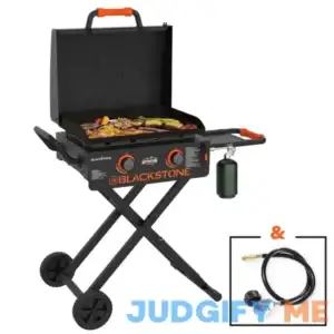 Blackstone Adventure Ready 2-Burner 22 Propane Omnivore Griddle with Flex-fold Legs