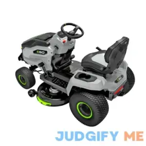 EGO Power+ T6 42-in Lithium ion Electric Riding Lawn Mower in Gray
