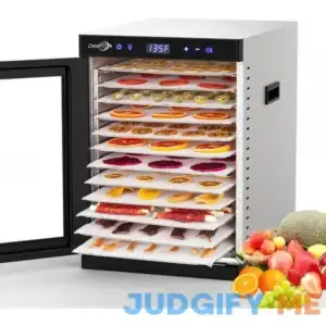 Food Dehydrator with 12 Stainless Steel Trays