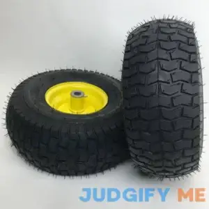 Set of 2 15x6.00-6 Lawn Mower Tire and Rim