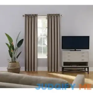 Sun Zero Oslo Theater Grade Extreme 100% Blackout Rod Pocket Curtain Panel