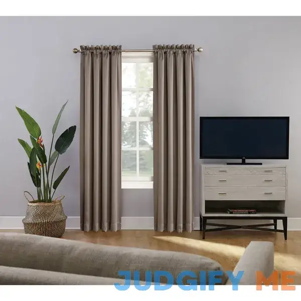 Sun Zero Oslo Theater Grade Extreme 100% Blackout Rod Pocket Curtain Panel Sun Zero Oslo Theater Grade Extreme 100% Blackout Rod Pocket Curtain Panel