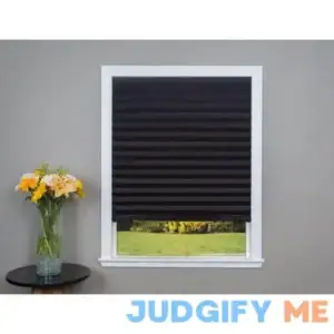 Cut-to-Size Black Cordless Blackout Privacy Temporary Shades 36 in. W x 72