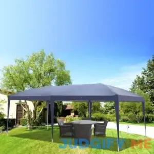 Winado 20-ft x 10-ft Rectangle Blue Pop-up Canopy 618134186646