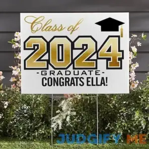 Personalized Classic Pomp Graduation Yard Sign Personal Creations Customized Yard Sign Decor Gifts Outdoor & Garden