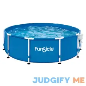 Funsicle Outdoor Activity Round Frame Above Ground Swimming Pool Set