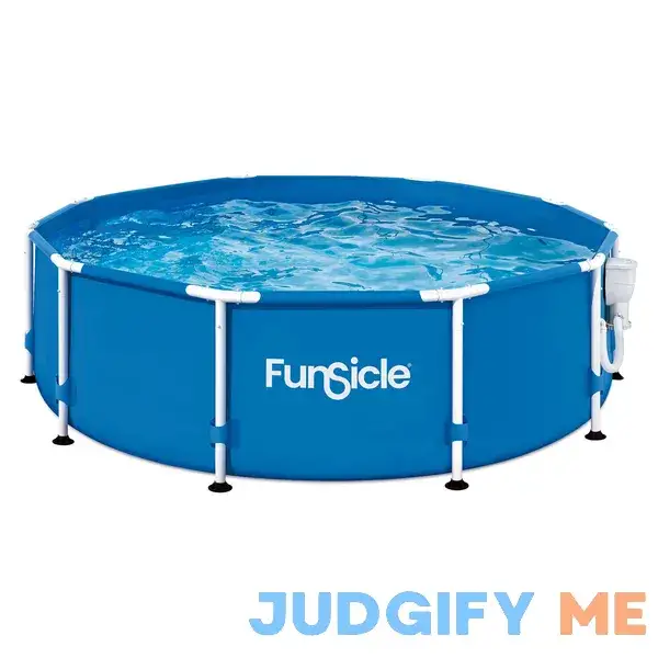 Funsicle Outdoor Activity Round Frame Above Ground Swimming Pool Set Funsicle Outdoor Activity Round Frame Above Ground Swimming Pool Set