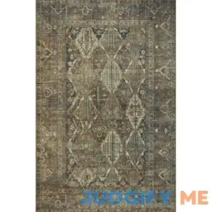 Magnolia Home by Joanna Gaines x Loloi Spice/Blue Banks BAN-05 Area Rug