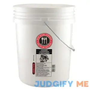 Leaktite 5 gal White Food Safe Bucket
