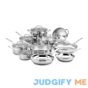 Cuisinart Chef's Classic 17 Piece Stainless Steel Cookware Set