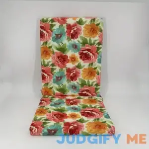 1PC Outdoor High Back Cushions Patio Seasonal Replacement Rocking Chair Cushion With Back Elastic