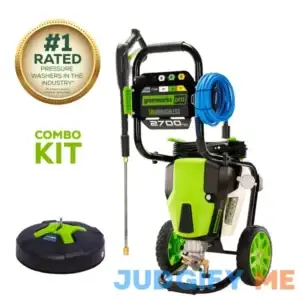 Greenworks 2700 PSI 2.3-Gallons Cold Water Electric Pressure Washer GPW2700SC