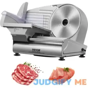 VEVOR 180W Electric Deli Food Meat Slicer with 7.5 in. SUS420 Stainless Steel Blade & Blade Guard
