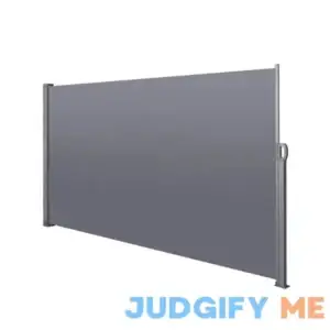 Gray Retractable Side Awning