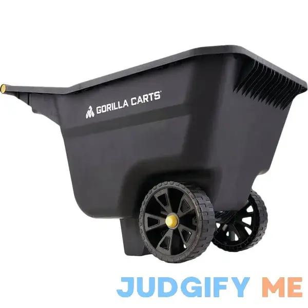 Gorilla Carts 5 Cu ft Poly Yard Cart Gorilla Carts 5 Cu ft Poly Yard Cart