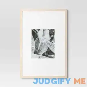 Threshold 11" x 14" Matted Poster Frame Light Wood