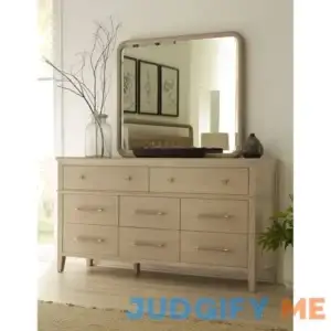Honey Solid Wood Rectangle Dresser Mirror Birch Lane