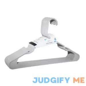 Mainstays Plastic Notched Adult Hangers for Any Clothing Type