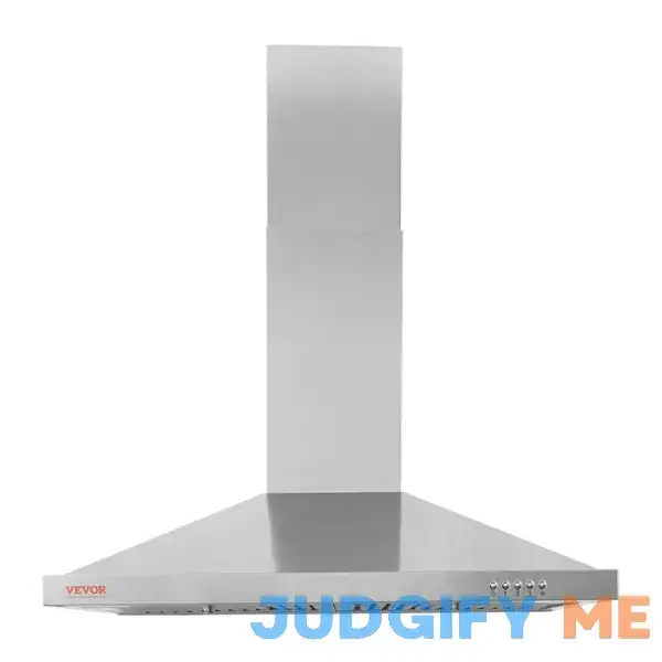 VEVOR Wall Mount Range Hood Ductless Chimney-Style Kitchen Stove Vent VEVOR Wall Mount Range Hood Ductless Chimney-Style Kitchen Stove Vent
