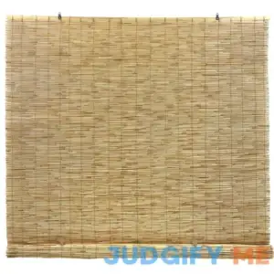 Radiance Peeled and Polished Reed Roll-Up Outdoor Sun Shade
