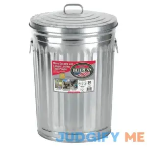 Behrens Galvanized Trash Can