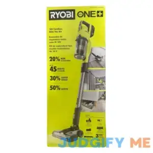 RYOBI ONE+ 18V Cordless Stick Vacuum Cleaner Kit with 4.0 Ah Battery and Charger