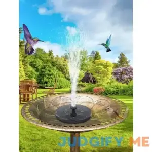 Solar Powered Water Fountain for Bird Bath