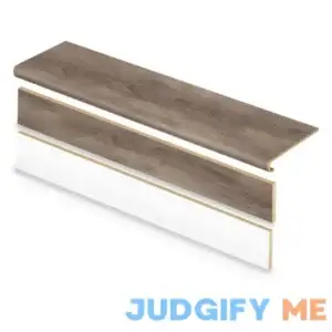 Cap A Tread Lighthouse Oak 47 in. L x 12-1/8 in. D x 1-11/16 in. H Vinyl Overlay to Cover Stairs 1 in. Thick