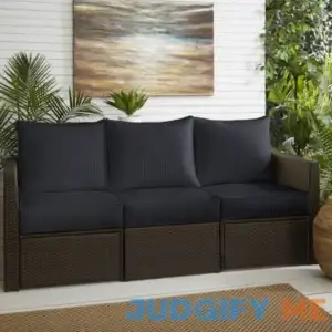 6 Piece Deep Seating Striped Indoor/Outdoor Sunbrella Sofa Cushion Set Birch Lane