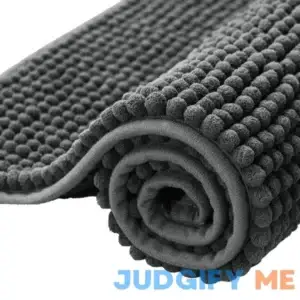 Subrtex Bathroom Rugs Chenille Soft