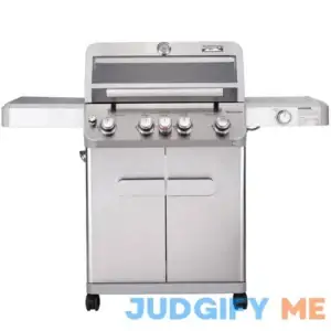 Monument Mesa Stainless Steel 5-Burner Liquid Propane Infrared Gas Grill with 1 Side Burner | M405BZ