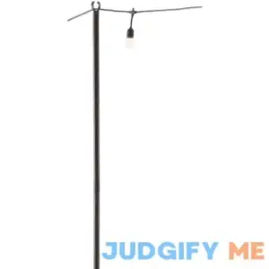 Hampton Bay 9.8 ft. String Light Pole in Black 12300-20