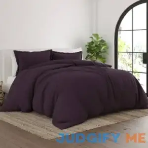 Merit Linens Ultra-Soft 3-Piece Duvet Cover Set