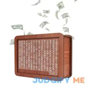 Cash Vault Wooden Savings Box