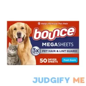 Bounce Pet Hair and Lint Guard Mega Dryer Sheets