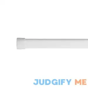 Room Essentials Oval Spring Tension Curtain Rod White