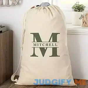 Lavish Last Name Personalized Laundry Bag