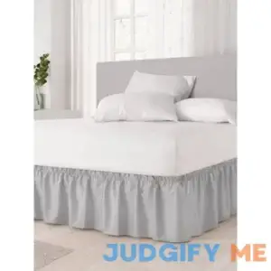 CGK Unlimited Ruffled Elastic Wrap Around Bedskirt Drop