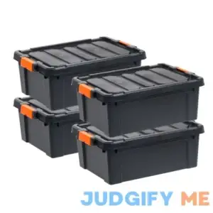 IRIS USA Heavy Duty Plastic Storage Bin
