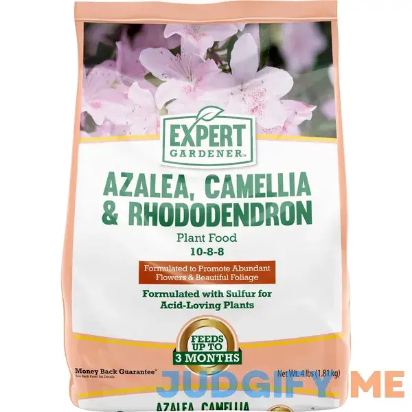 Expert Gardener Azalea Camellia & Rhododendron Plant Food Fertilizer 10-8-8 Expert Gardener Azalea Camellia & Rhododendron Plant Food Fertilizer 10-8-8