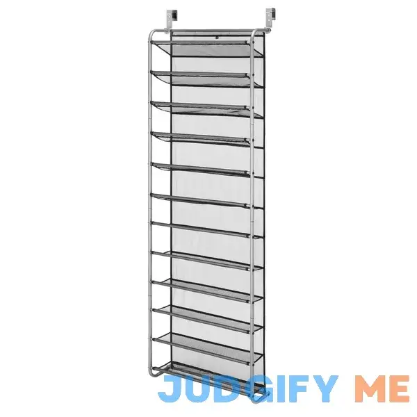 Mainstays 12-Tier Over The Door Shoe Rack for 36 Pairs Mainstays 12-Tier Over The Door Shoe Rack for 36 Pairs