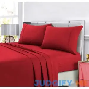 Tribeca Living Soft Solid Extra Deep Pocket Sheet Set