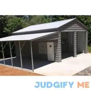 Delivered and Installed The Forever Steel Garage 32x25x11/8 from big buildings direct the metal building specialist