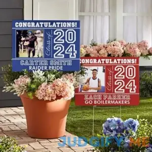 Personalized All Star Grad Photo Yard Sign Personal Creations Customized Yard Sign Decor Gifts Outdoor & Garden