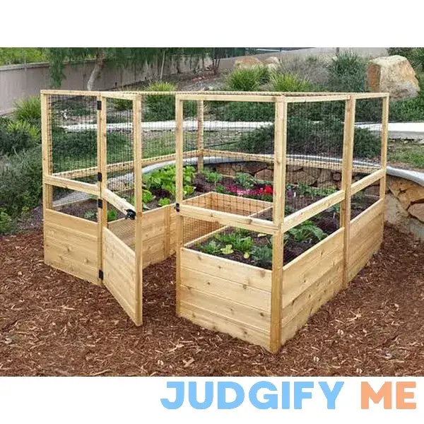 Deer Proof Cedar Complete Raised Garden Bed Kit - 8' x 8' x 20" Deer Proof Cedar Complete Raised Garden Bed Kit - 8' x 8' x 20"