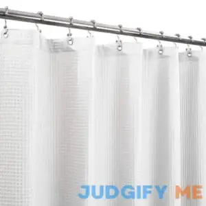 Barossa Design Fabric Waffle Weave Shower Curtain